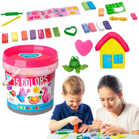 Zestaw Kreatywny  Plastelina Ciastolina Do Modelowania Foremki Zwierzątka 41165