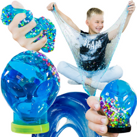 Antystresowy Glutek Z Kulkami Piankowymi Ufo Kolorowy Slime Dla Dzieci 100g 80060