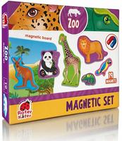 ZESTAW MAGNETYCZNY ZOO Z TABLICĄ MAGNESY UKŁADANKA ROTER KAFER