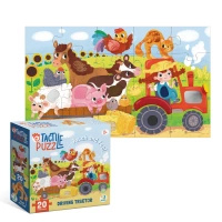 Puzzle sensoryczne DODO   "Jadę traktorem"