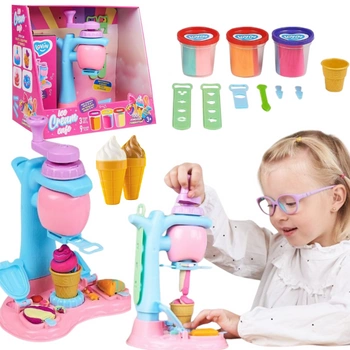 Maszyna Do Robienia Lodów Masa Plastyczna Ciastolina Foremki Lody Wałek 41174