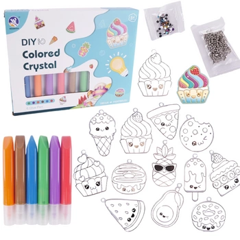 Zestaw Artystyczny Kreatywny Do Malowania Szablony Wzory Zawieszki Nauka