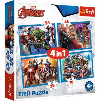 34386 "4w1 - Odważni Avengersi" / Disney Marvel