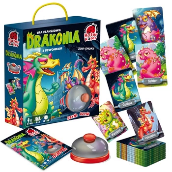 Gra edukacyjna  z dzwonkiem. Smoki RK1180-05