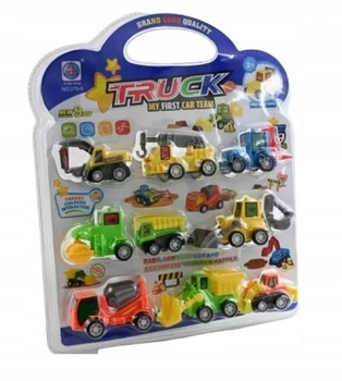 Zestaw samochodów budowlanych 9 szt. 278-5