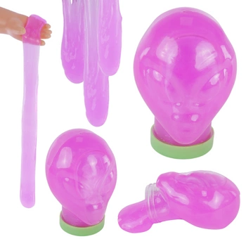 Masa Slime Plastyczna UFO Kosmita Glutek Rozciągliwy Elastyczny Drobinki 80175