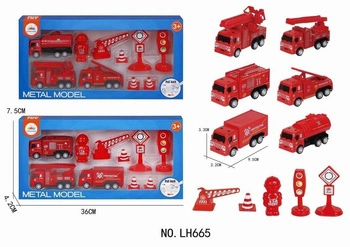 Zestaw metalowych samochodów LH665