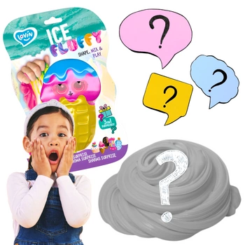 Lody Slime Z Niespodzianką 3w1 Miękka Pianka Różne Kolory I Zapachy 110ml 80125