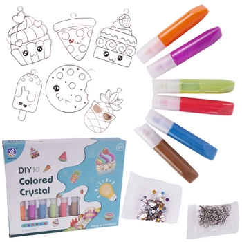 Zestaw Artystyczny Kreatywny Do Malowania Szablony Wzory Zawieszki Nauka